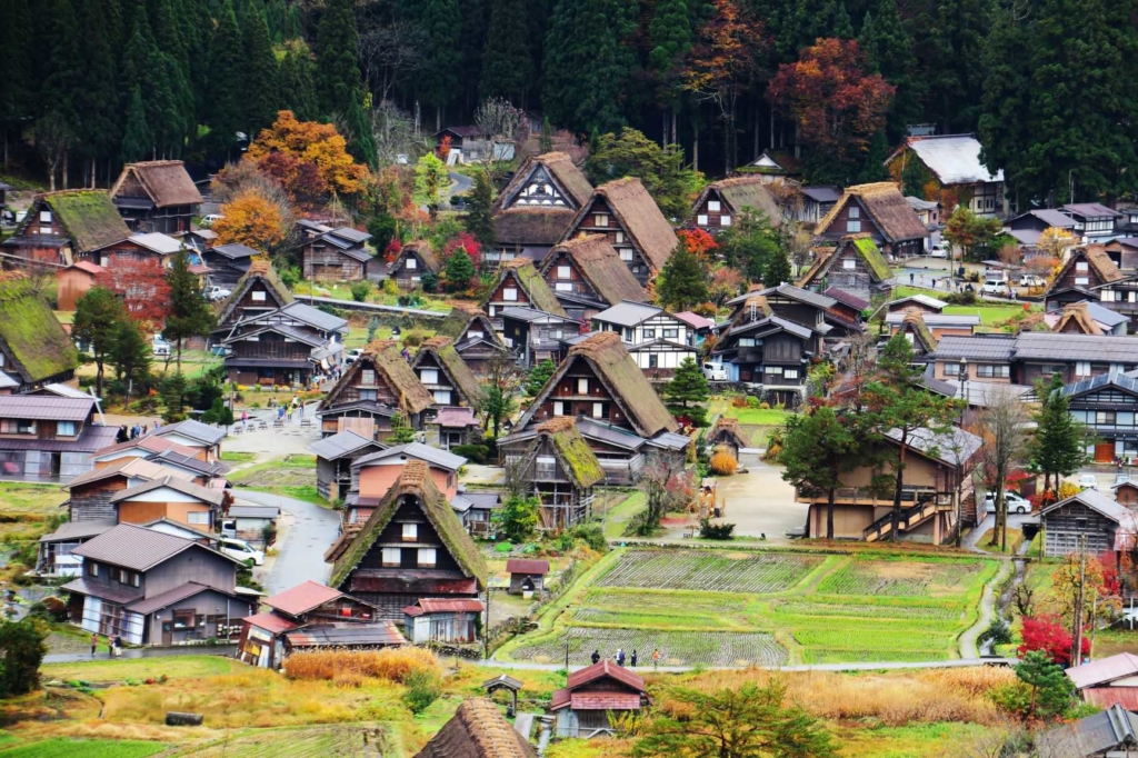 Geishas y samurais. Japón. NUBA everywhere. Shirakawago