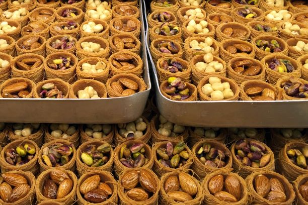 Entre Oriente y Occidente. Turquía. NUBA everywhere. Pasteles turcos baklava