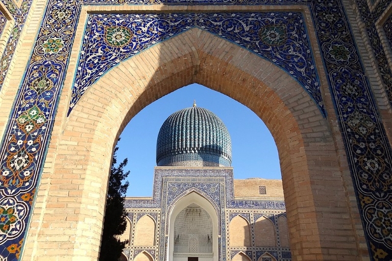 Viaje Uzbekistan-gur-e-amir_mausoleum_-_samarkand